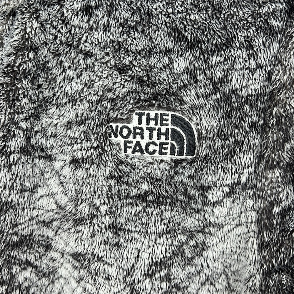 The North Face Women’s seasonal Osito Zip fuzzy, Fleece graphic, gray marble, SP - Picture 3 of 13